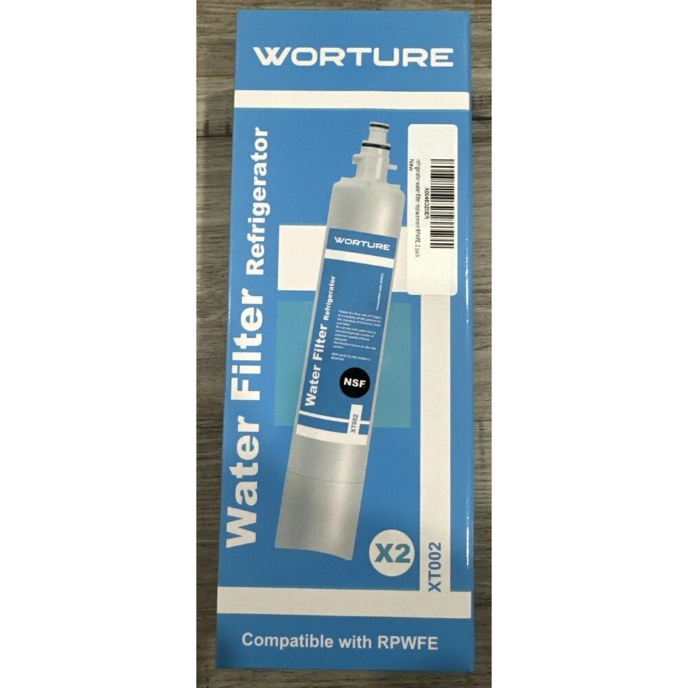2 PACK Worture Xt002 Ice Water Filter For GE RPWFE & RPWF - New